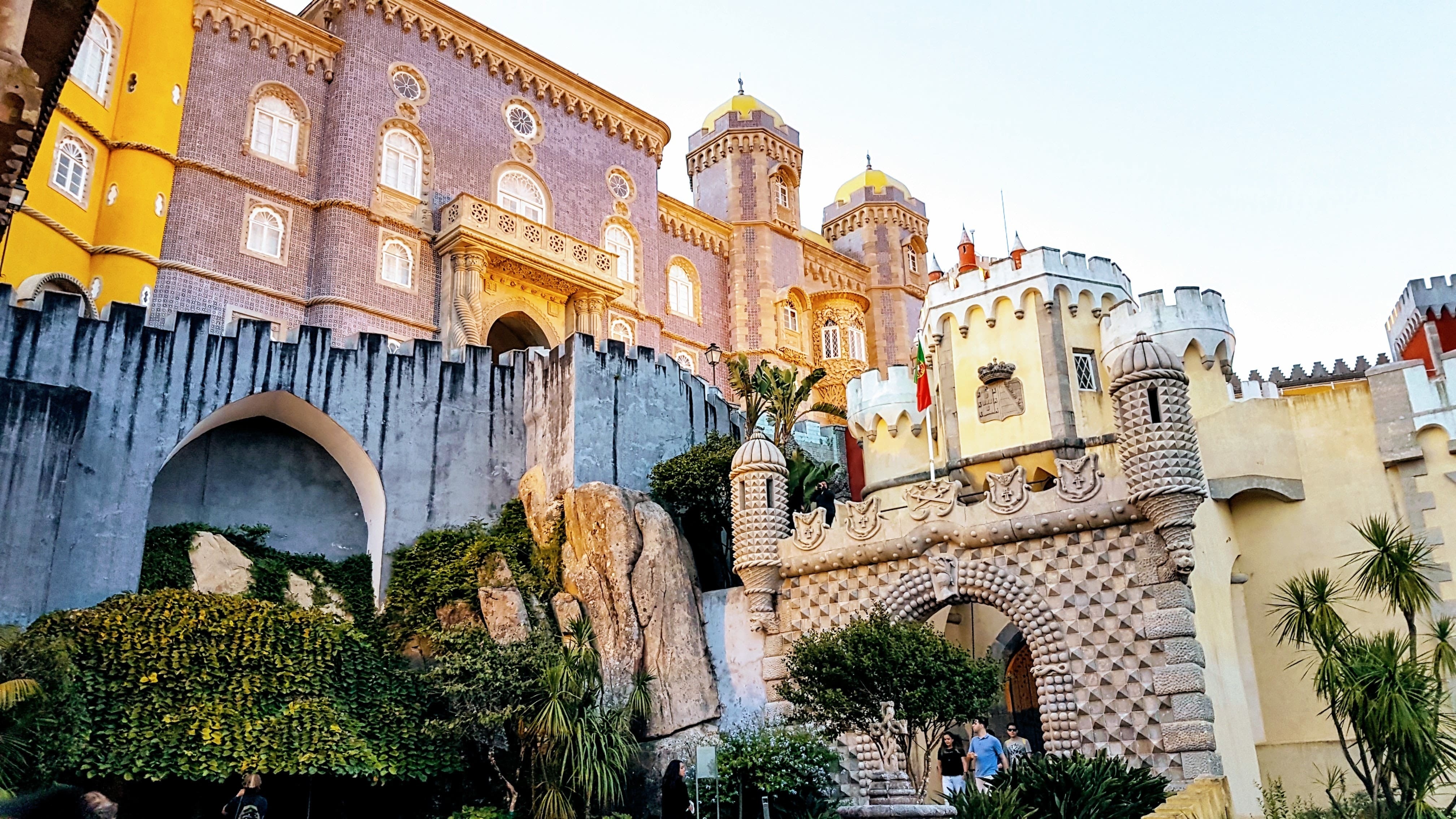 Park and National Palace of Pena in Sintra, Portugal